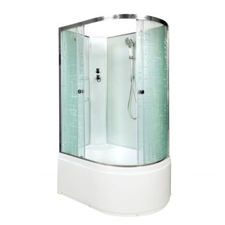 Душевая кабина Deto ЕМ4512 L N (без крыши) 120х80х208 см